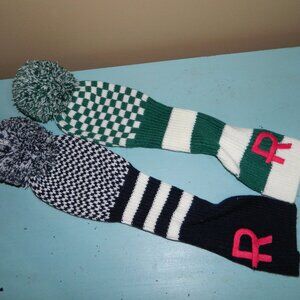 Mark & Graham Knit Head Golf Covers "R" Lot of 2 (I-27)